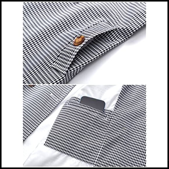 Double Breasted Trench Coat with Detachable Hood, Water Repellent Polyester - Picture 5 of 7